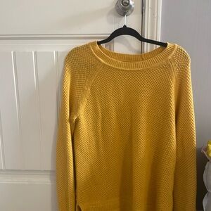 Old Navy Mustard Crew Neck Sweater